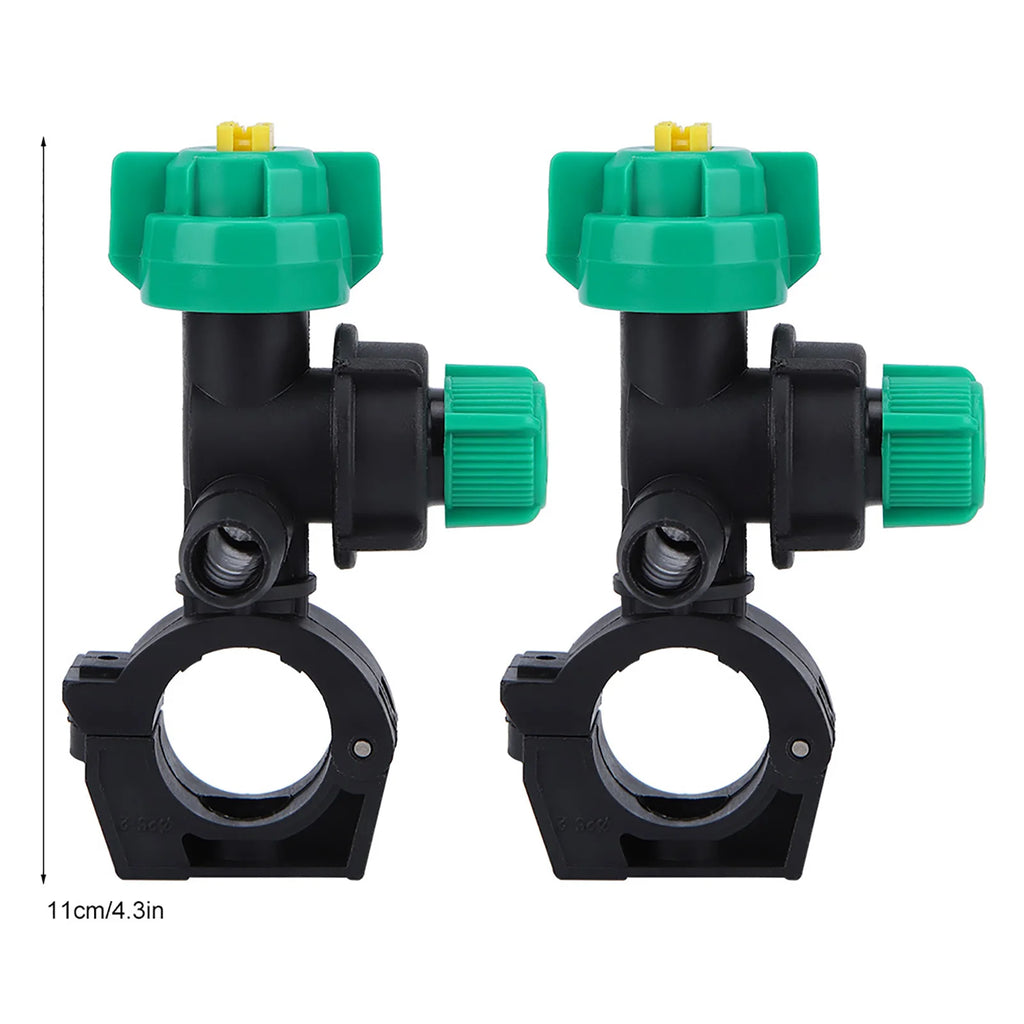 2Pcs Agricultural Sprayer Fan Nozzle External Thread Flat Fan Spray Head for Garden Farming Plant Spraying Equipment Qme