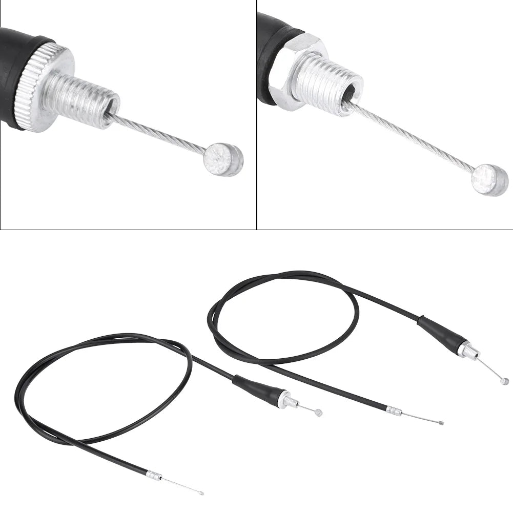110cm Straight Head Motorcycle Throttle Oil Cable Line for Pit Dirt Motor Trail Bike Motocross Throttle Line Throttle Cable Qme