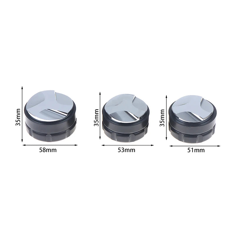 Espresso Distribution Tool Leveler 3 Angled Slopes Adjustable Palm Qme