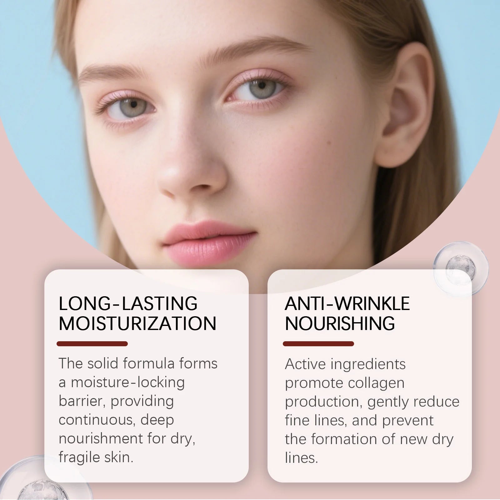 Calcium Multi Balm Firming Lightweight Hydrating Face Balm Tightening Smoothing Moisturing Stick Daily Skincare Qme