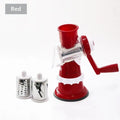 Manual Rotary Cheese Grater 3 Interchangeable Stainless Steel Blades Qme B