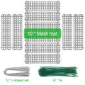 Pet Garden Prickle Strip Dig Stop Cat Repellent Deterrent Mat Anti-cat Prickle Strips Keep Cat Away Digging Climbing Spike Qme 10pcs