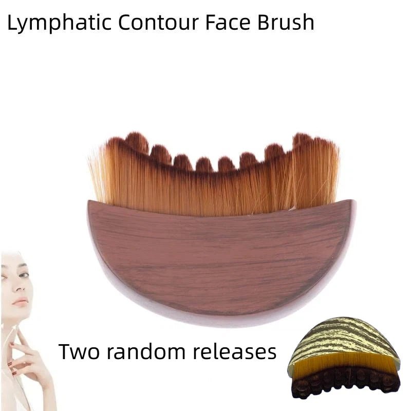 Lymphatic Contouring Facial Brush Dry Brushing Tool Drainage Face Qme