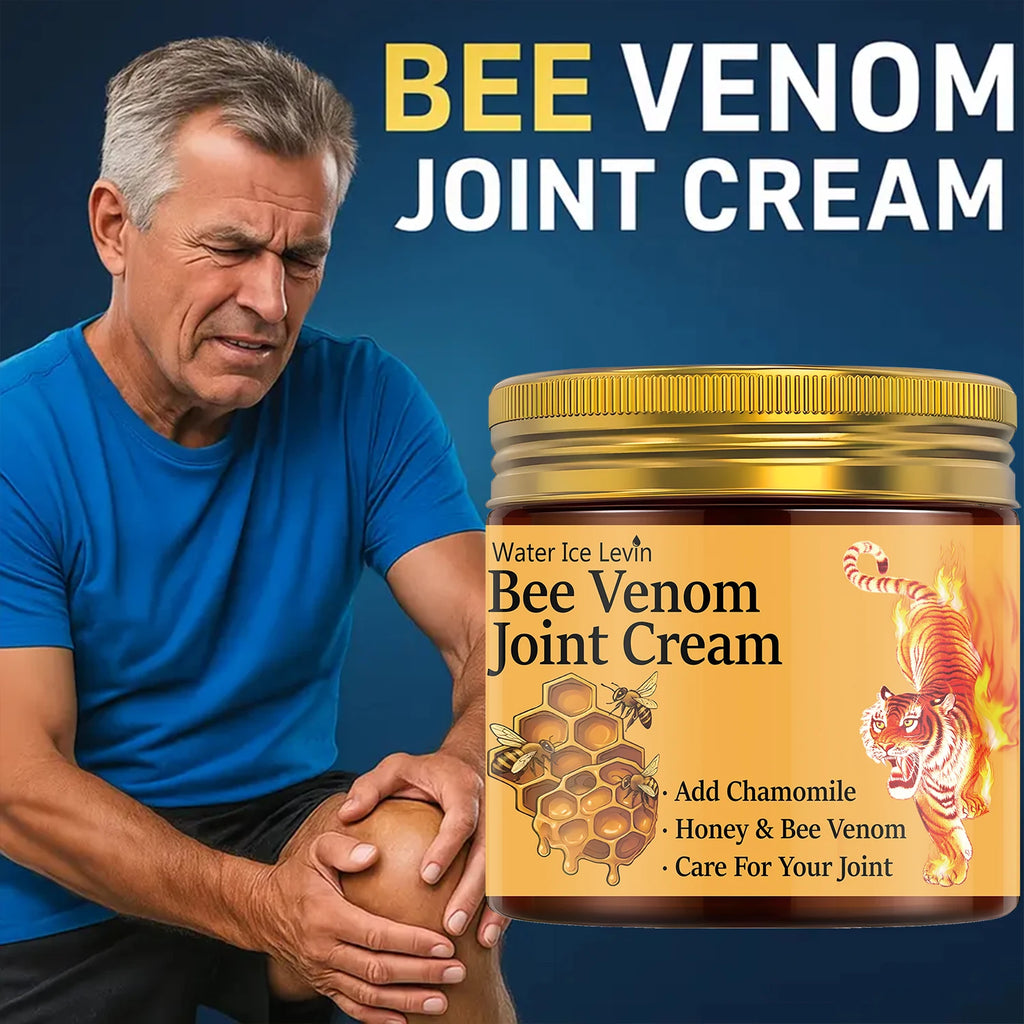 Bee Venom Joint Cream with Chamomile & Honey - Moisturizing & Firming Formula for Elastic Skin & Joint Care Qme