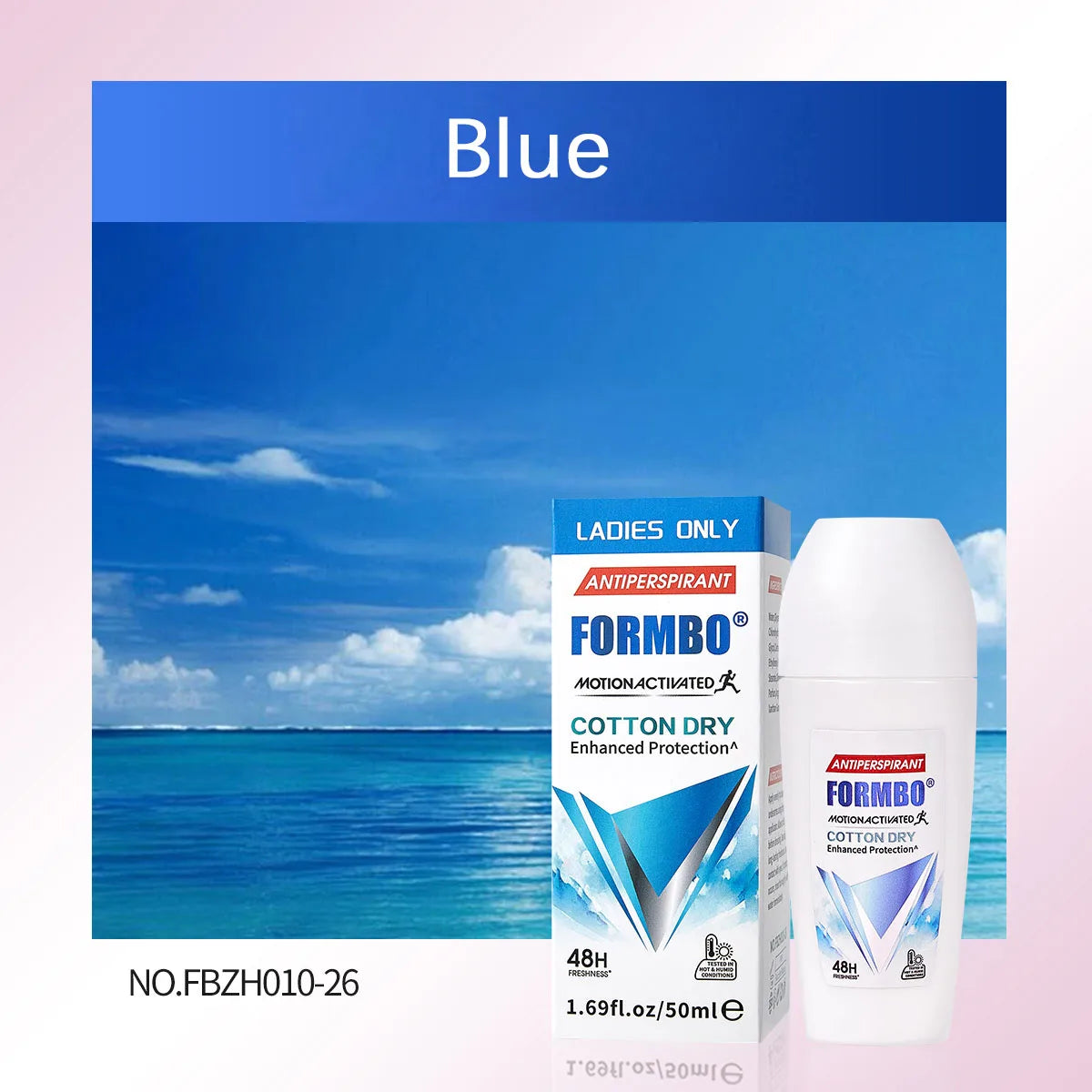 Floral Fragrance Body Lotion Long-lasting Formula Dry Fresh Portable Qme Blue