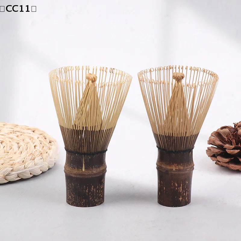 Bamboo Matcha Whisk Tea Brush Handmades Bamboos Multifunctional Qme