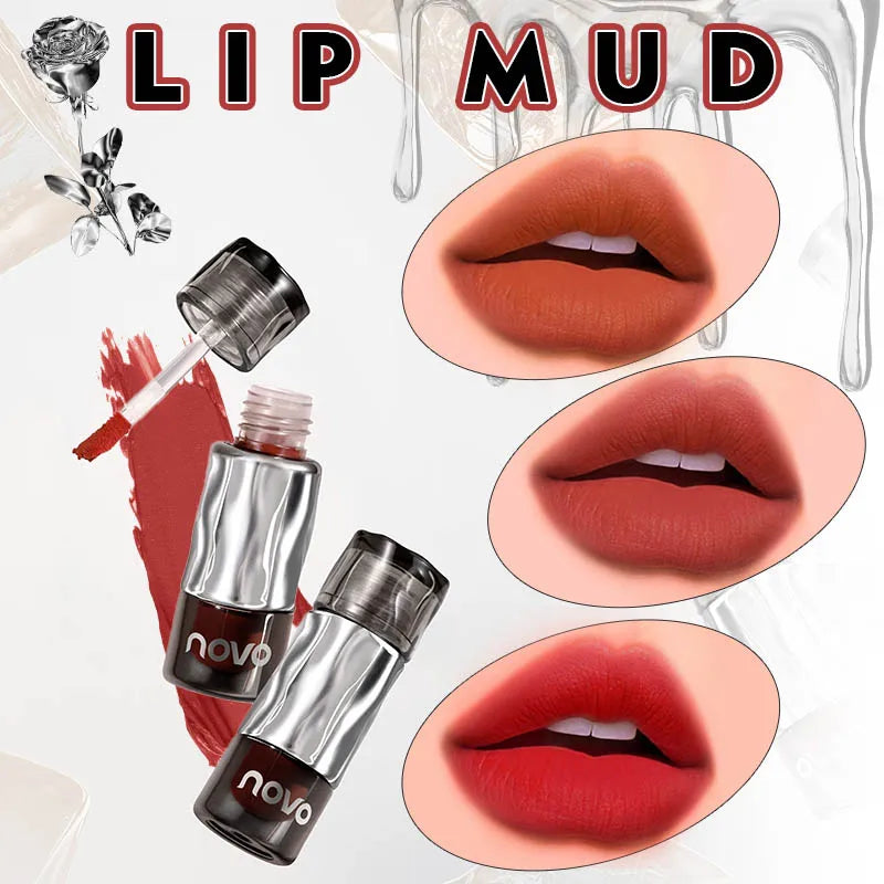 Waterproof Matte Lipstick, Long-Lasting Wear Non-Stick Cup Lip Gloss, Velvet Like Matte Texture, Suitable For Daily Qme