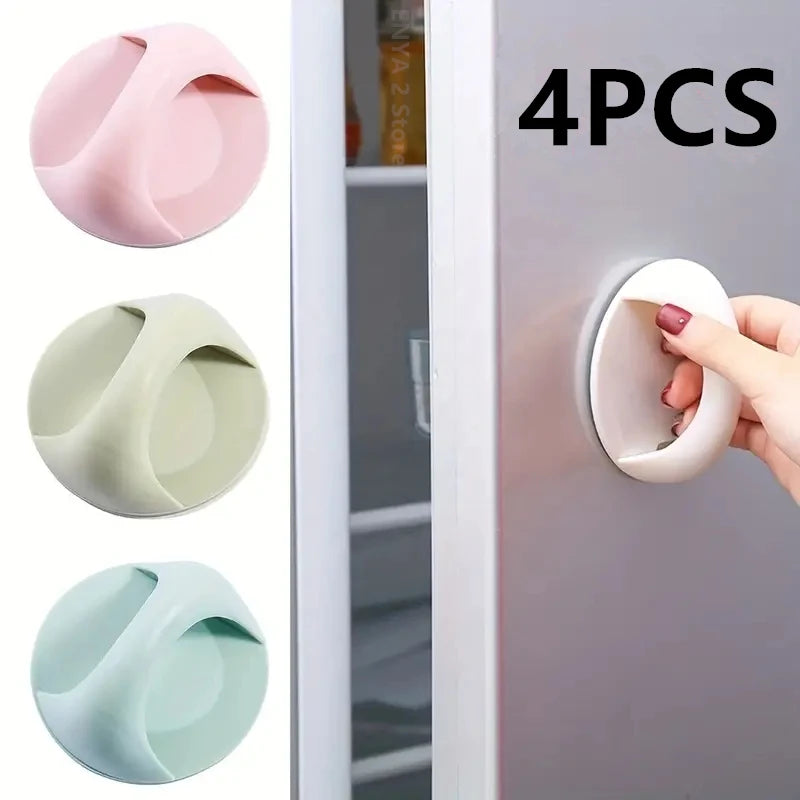 Self-Stick Drawer Handle Multipurpose Cabinet Knobs Helper Auxiliary Cabinet Sliding Door Window Handle Suction Cup Handles Qme 1PCS Pink