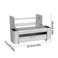 Phone Repair Tool Holder with Drawer Holes Case Phone Repair Tool Container Box for Screwdriver Screws Welding Oil Indoor Office Qme CN White