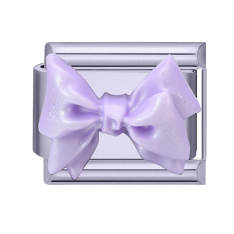 2026 Y2K Charm Beautiful Purple Sunset Zircon Italian Links Fit