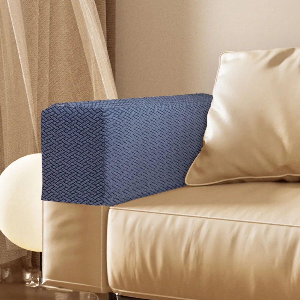 Couch Arm Covers Washable Armchair Slipcovers Checkered Pattern Armrests Chair Covers Suitable for Chairs and Sofas Qme