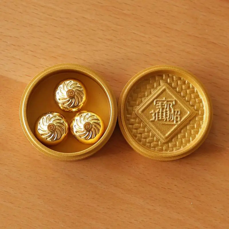 Chinese Feng Shui Golden Steamer Ornament And Lucky Golden Turtle, Bun, Perfect For Home Office Tabletop Good Luck Gift Qme A1