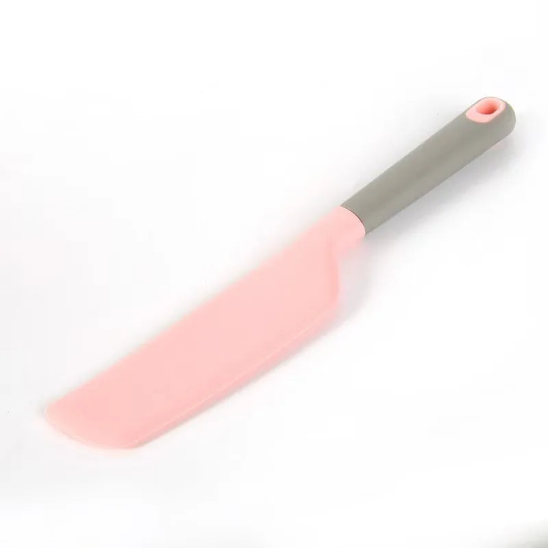 Silicone Spatula Heat Resistant Non-stick Kitchen Turner Baking Cake Qme Pink