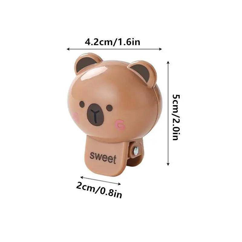 Dustproof Head Protector Cap Household Travel Cartoon Animals Qme