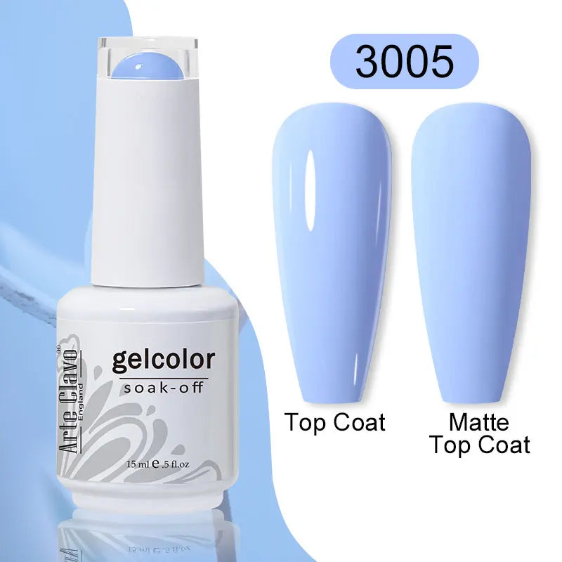 Arte Clavo Gel Nail Polish Spring 140 Colors Summer Decoration Semi Qme 3005
