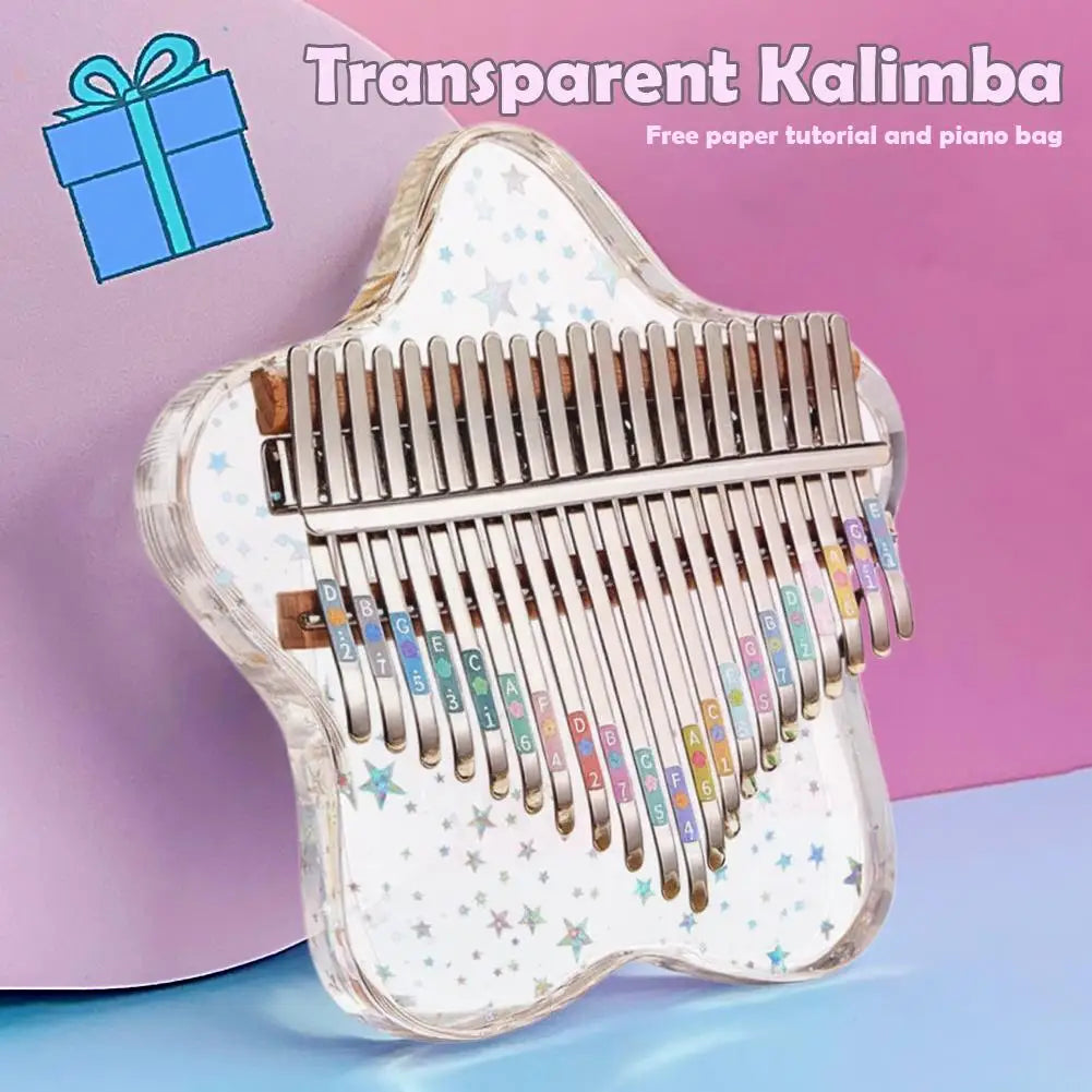 Kalimba Storage Bag Finger Thumb Piano Toy Exquisite Marimba Musical Qme