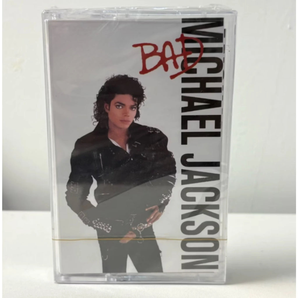 Pop King Vintage Cassette Tape, Black Studded Outfit Portrait Cover Art Style, Iconic 80s Dance-Pop Tracks for Music Collectors Qme Bad