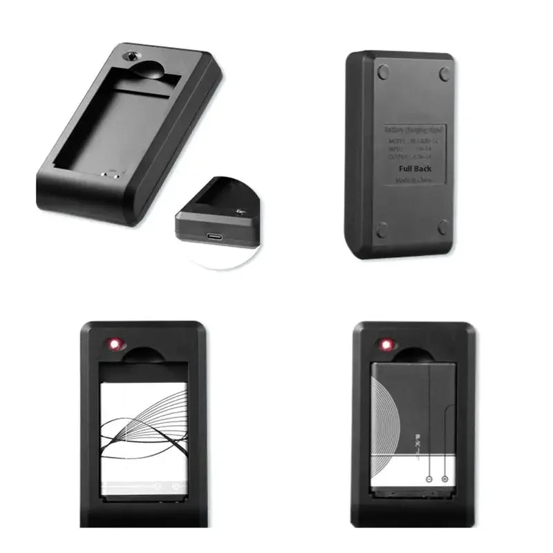 4 2 1A BL-5B BL-5C Charger Mobile Phone Black Universal Battery Dock Qme