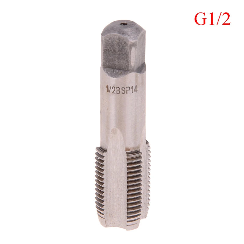 G1/8 1/4 3/8 1/2 3/4 HSS Taper Pipe Tap BSP Metal Screw Thread Cutting Tool Qme G12