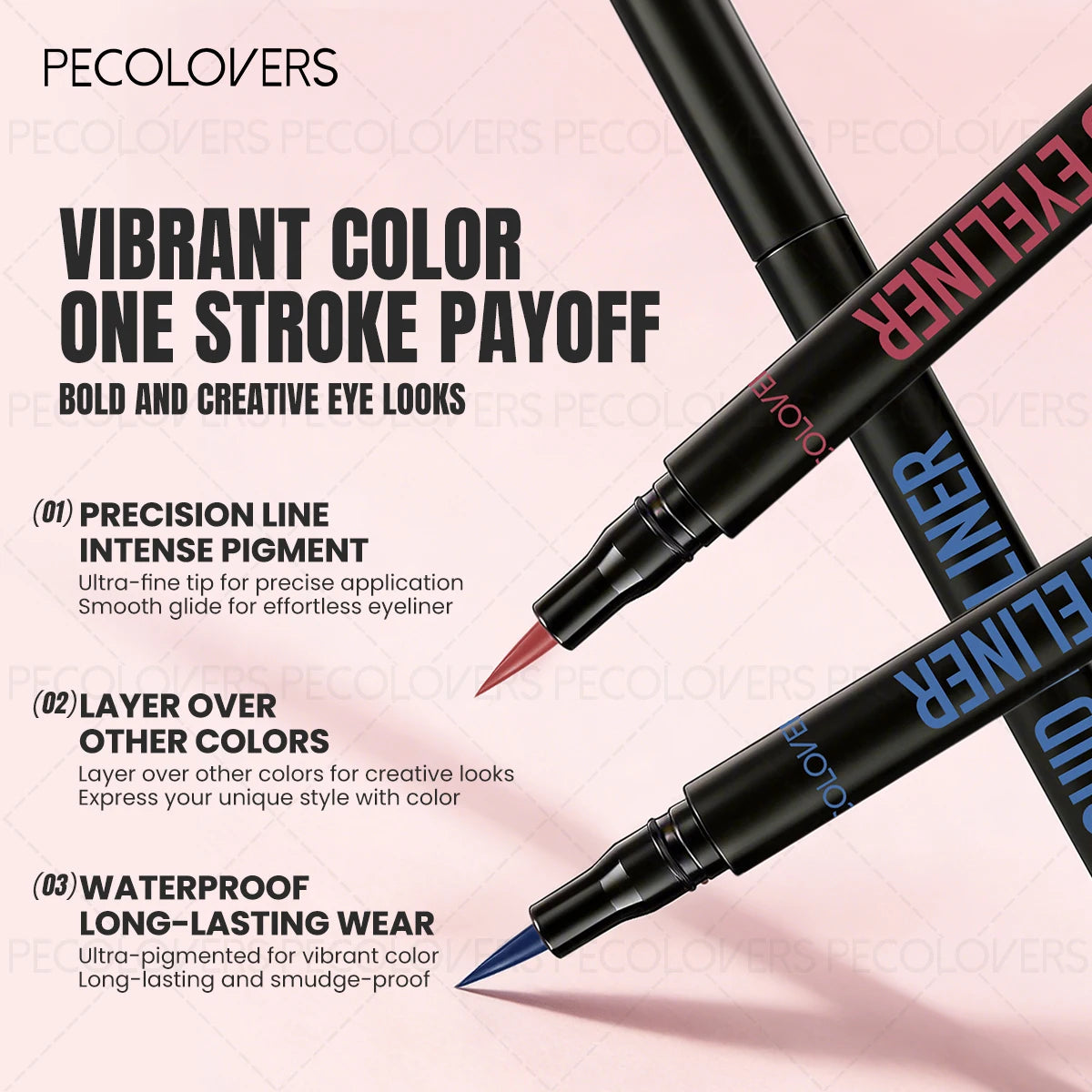 Liquid Eyeliner Pen Rendering Not Easy Smudge Waterproof Suitable Qme
