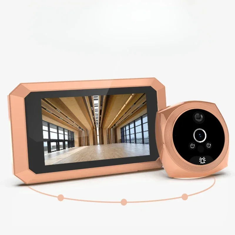 HD Digital Smart Photo Video Door Viewer Camera, 3.5 Inch Wide Angle, Motion Detection Home Security Doorbell Qme