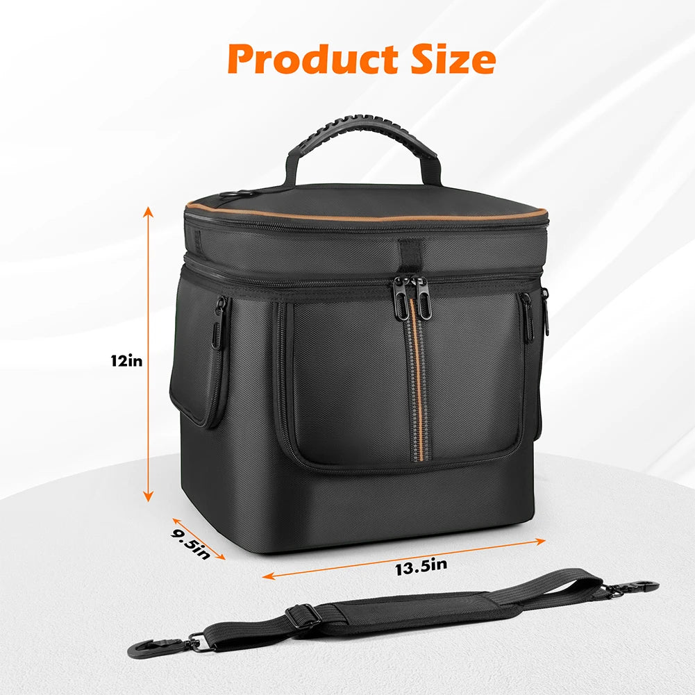 Carrying Case for Jackery Explorer 1000 V2 Travel Carrying Bag Protective Case Waterproof Anti-drop with Shoulder Strap & Handle Qme