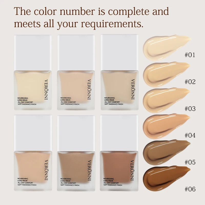 6 Colors Matte Concealer Fully Cover Scars Dark Circles Long-lasting Qme