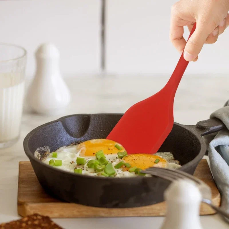 Silicone Cooking Leakage Spatula Dense Shovel Fried Fishomelette Qme
