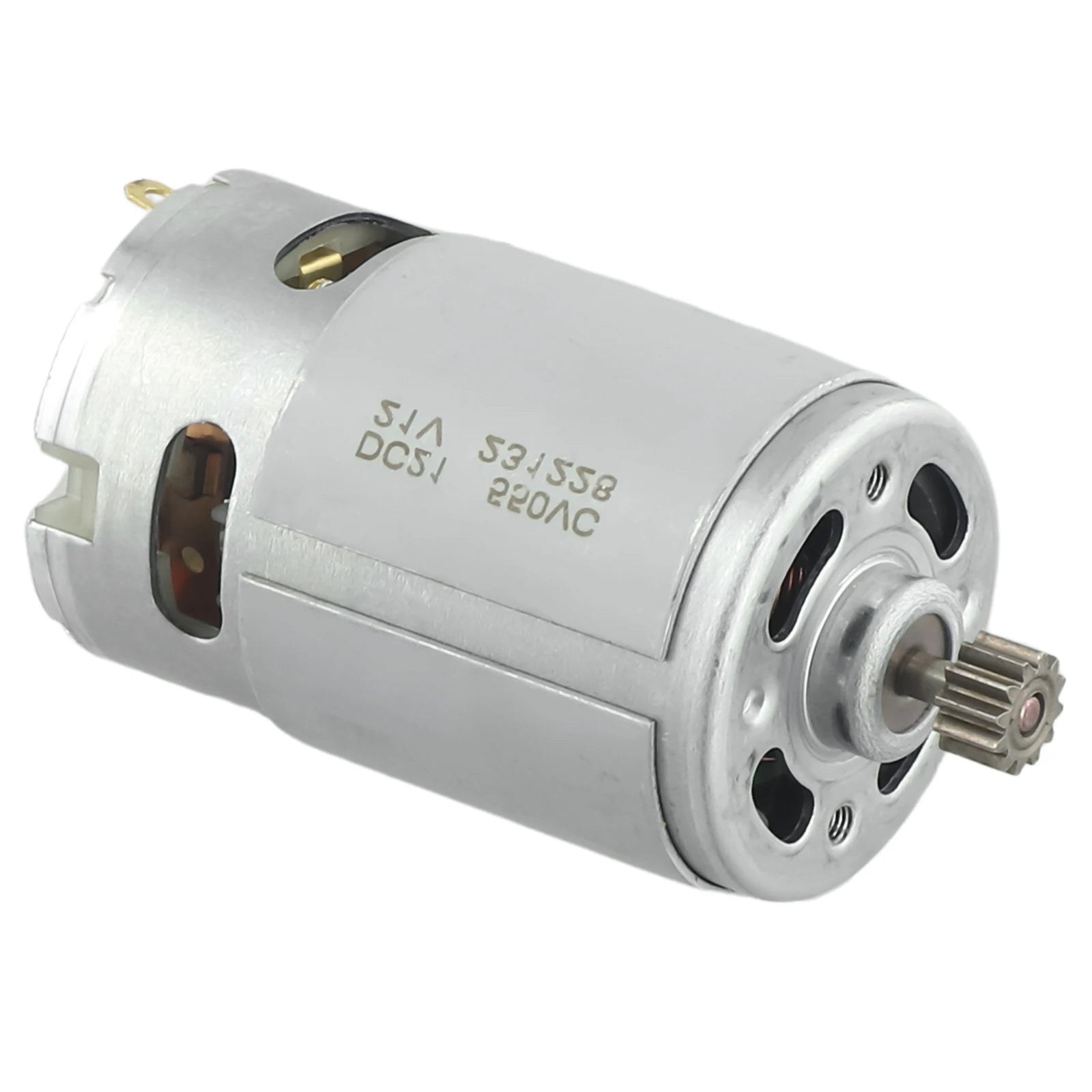 RS550 21V DC Motor With Two-Speed 12 Teeth DC Motor For High-speed High Torque DC Motor Electric Drill Machine Power Tools Qme