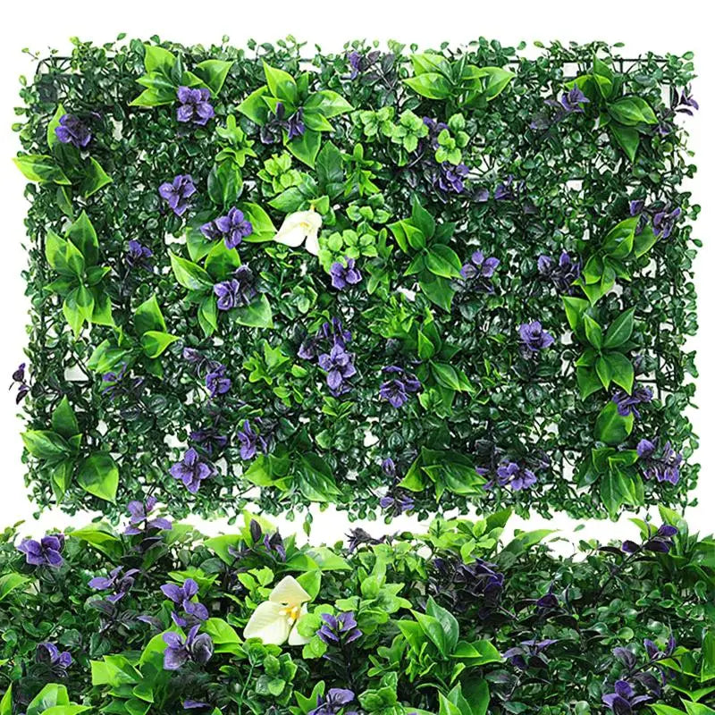 Instant Green Oasis - Lush Faux Wall - Perfect for Creating a Private Retreat in Your Urban Balcony or Garden Qme A3