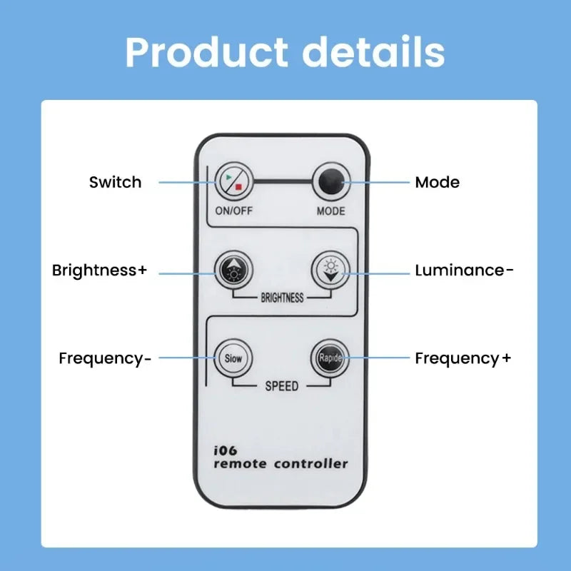 3pcs Mini Infrared Remote Control Dimmer for Single Color LED Ribbon Strip LED Tape DC5-24V 30W 72W IR 6 Key Remote Controller Qme