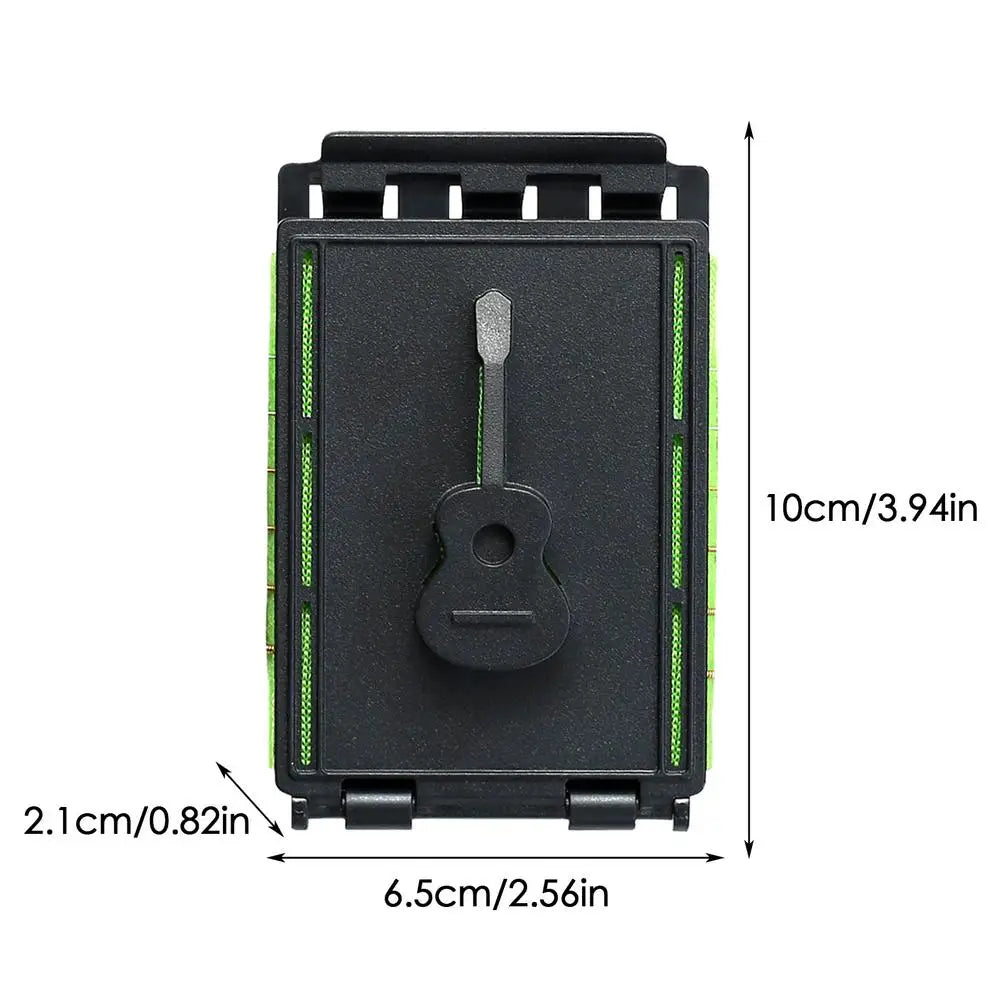 Guitar Fretboard Cleaner String Fingerboard Clean Cloth Maintenance Tool for Violin Bass Ukulele Electri Musical Instrument Care Qme Black