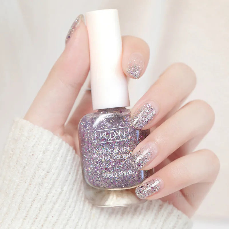Water-based Nail Polish Long Lasting Tearable Quick Dry No Bake
