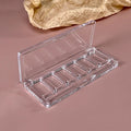 6-Grids Refillable Blusher Makeup Palette Cosmetics Case Holder DIY Qme Empty box
