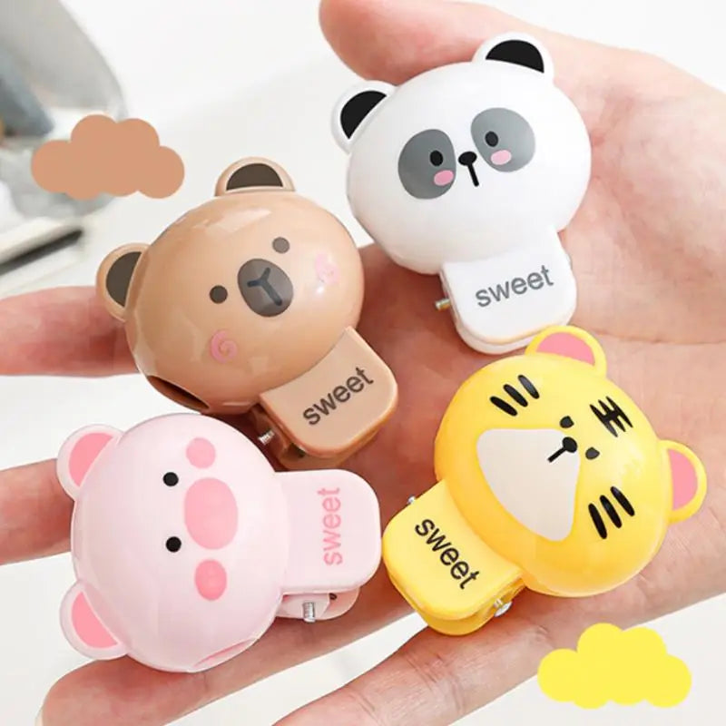 Dustproof Head Protector Cap Household Travel Cartoon Animals Qme
