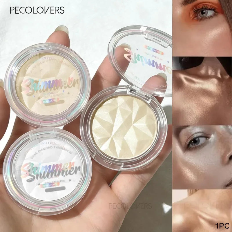 Multi Functional Disc Champagne White Silver Colors Brightens Face Qme