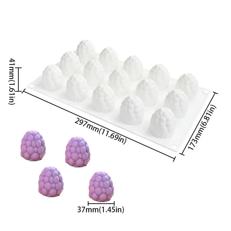 3D Mango Design Silicone Cake Molds Party Pastry Bakeware Fruit Qme 2