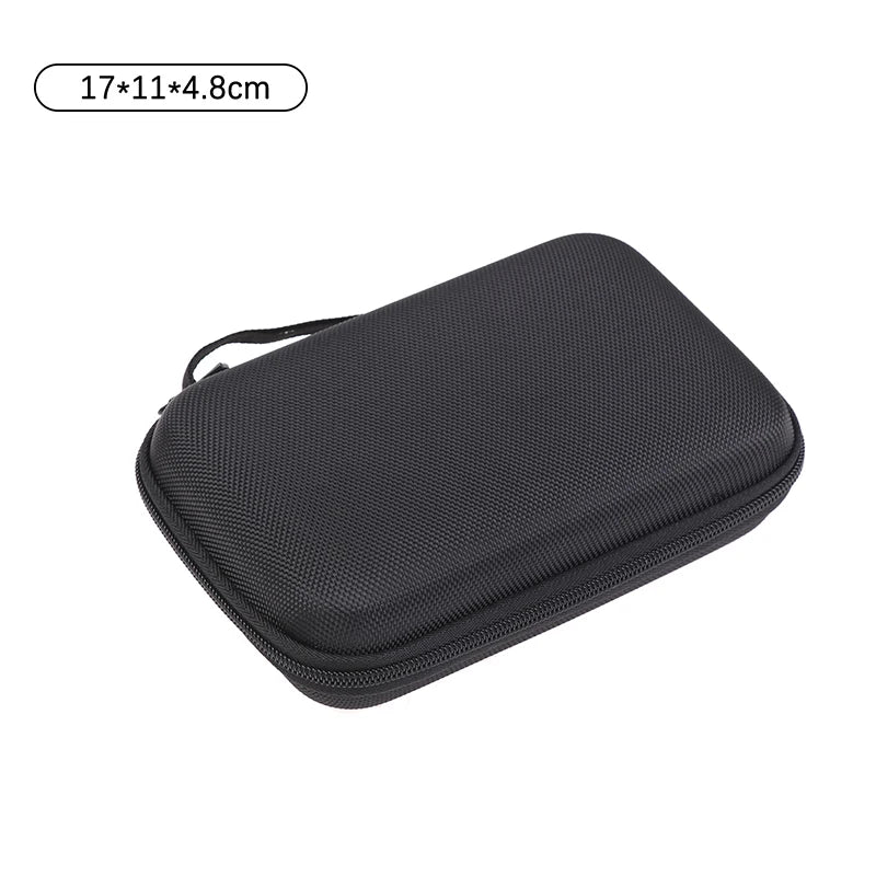Storage Toolbag EVA Waterproof Hard Case Tool Box Mesh Pocket Qme 17x11x4cm