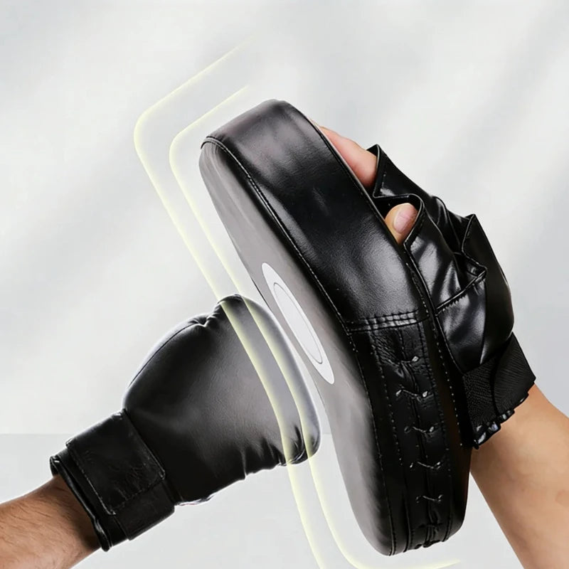 Boxing Target Pad Taekwondo Sanda Punch Training Curved Hand Focus Qme