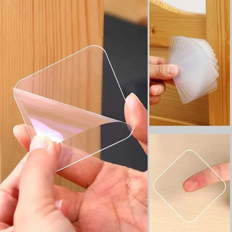50/1PCS Super Strong Double Sided Adhesive Tape Nano Transparent Wall Stickers Water Proof Household Products Adhesives Reusable Qme