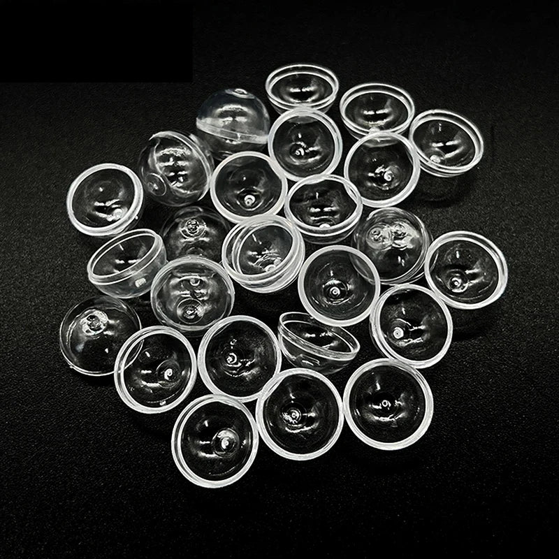 Lot Paintball Capsule Organizer Pill Case Mini Empty Plastic Balls Qme