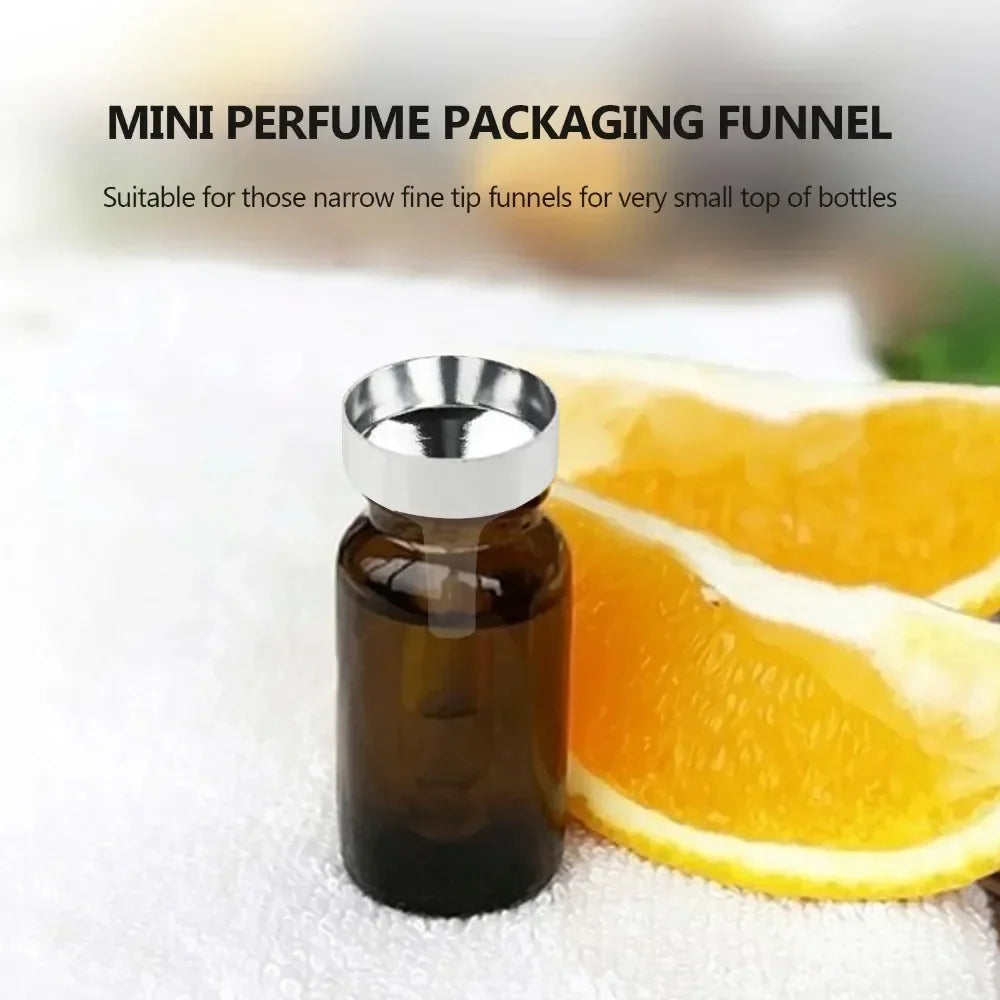 Stainless Steel Mini Funnel Kitchen Oil Liquid Detachable Filter Wide Qme