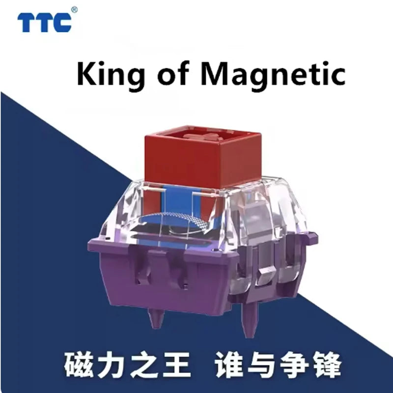 TTC Magnetic Swtich Mechanical Keyboard Switch High Light Transmittance E-Sports Gaming PC Atk68 Na87 Hm66 Magneto Swtich Qme
