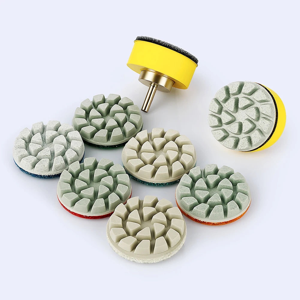 1pcs 1 Inch Polishing Pad Wet Dry Buffer Grinding Disc For Marble Granite Concrete Power Tools Accessories Qme