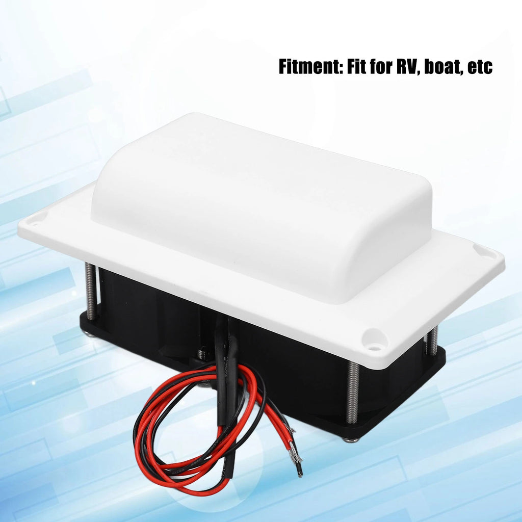 Motorhome Side Air Vent Fan RV Exhaust Fan 12V Motorhome Side Air Vent Fan High Efficiency for Trailer Boat Qme