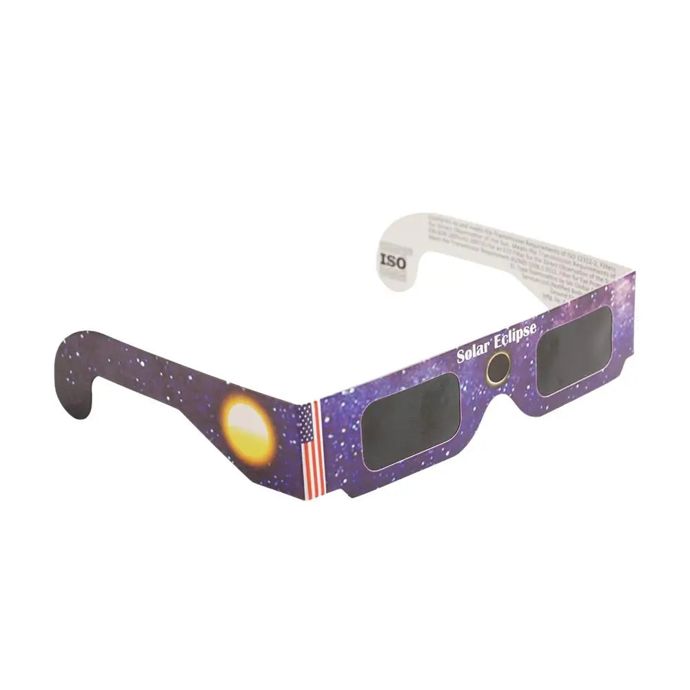 Paper Solar Eclipse Glasses Direct Sun Viewing Anti-UV Kids Eyewear Qme