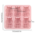 CC11 Kapibara Ice Tray Silicone Mold DIY Chocolate Biscuit Baking Qme A