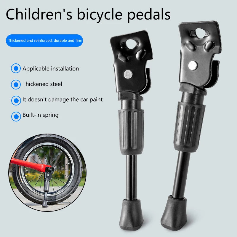 Kids Bike Kickstand Heavy Duty Parking Stand Foot Brace Support Qme