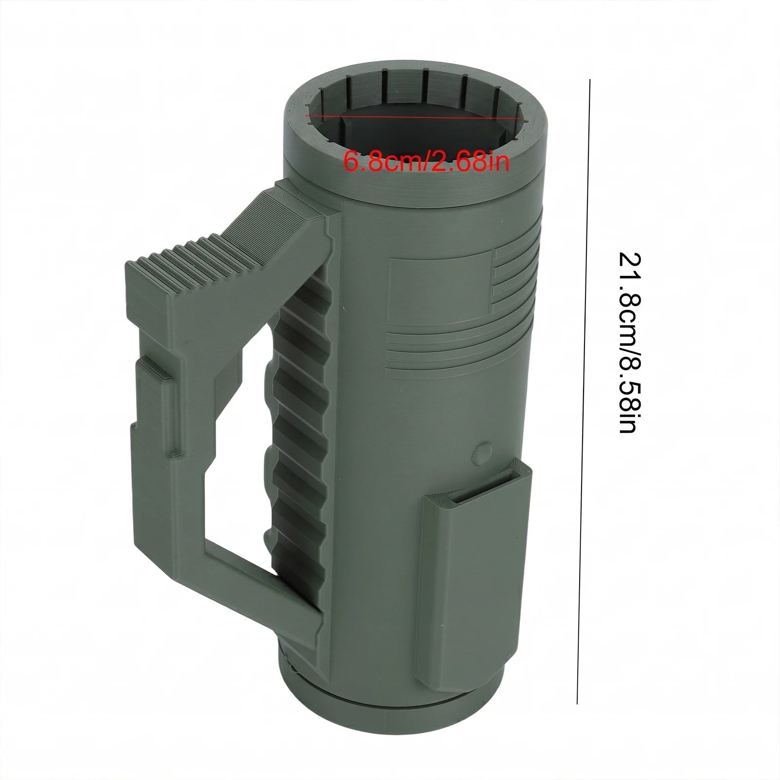 Non-Slip Handle Drink Holder for Soda Beer Water Bottle Dual Tactical Loading Can Rack for Sports Events Parties & Outdoor Use Qme for 12OZ Ounce Can B