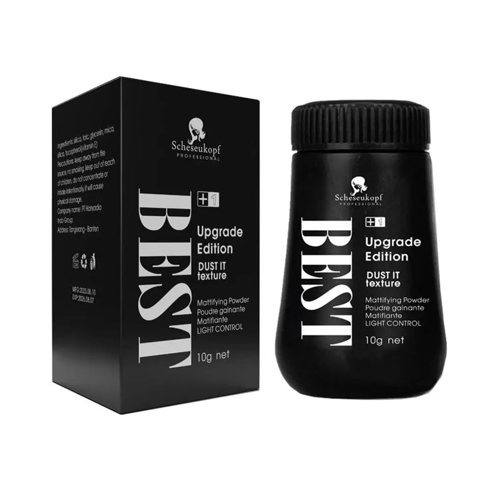 Volumizing Hair Powder Fluffy Styling Anti-frizz Long Lasting Hold Qme Black